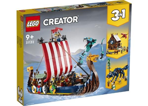 LEGO Creator Корабль викингов и Змей Мидгарда