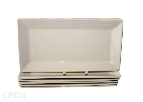 Белая тарелка Classic 23,5x12cm