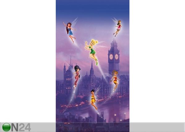 Затемняющая фотоштора Disney fairies in London 140x245 см