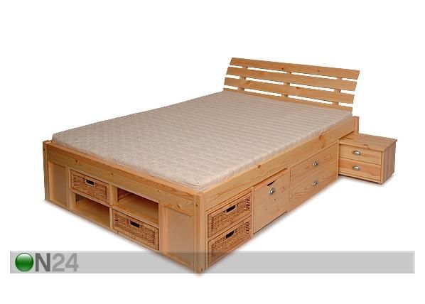 Кровать с изголовьем Lunia 180x200 cm