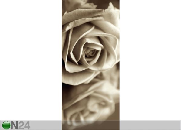 Флизелиновые фотообои Black and white rose 90x202 см