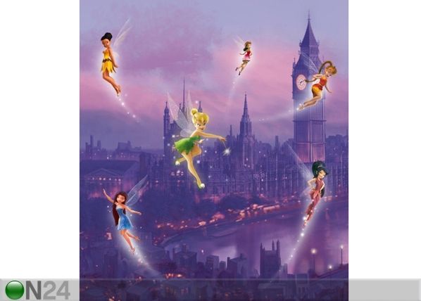 Флизелиновые фотообои Disney fairies in London 180x202 cm