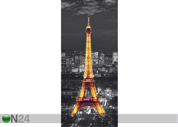 Флизелиновые фотообои Eiffel Tower at night 90x202 cм