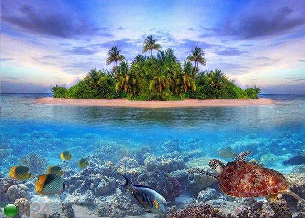 Флизелиновые фотообои Tropical island 360x270 см