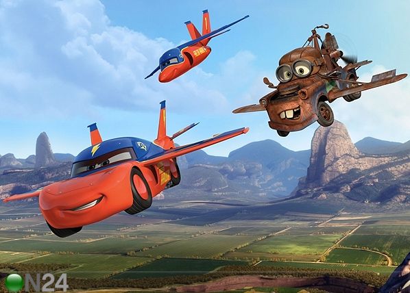 Фотообои Disney car flies 360x254 см