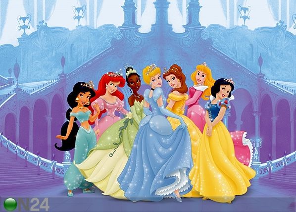 Фотообои Disney princesses and the castle 360x254 см