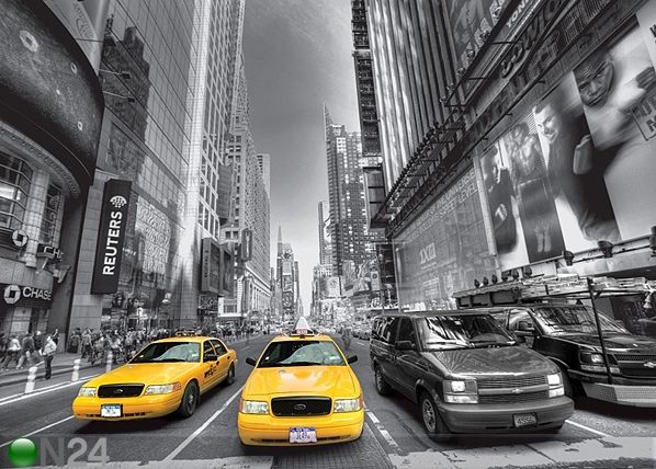 Фотообои Yellow taxi 360x254 см