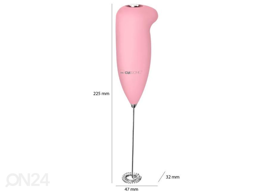 Блендер для приготовления молочной пены Clatronic, розовый увеличить