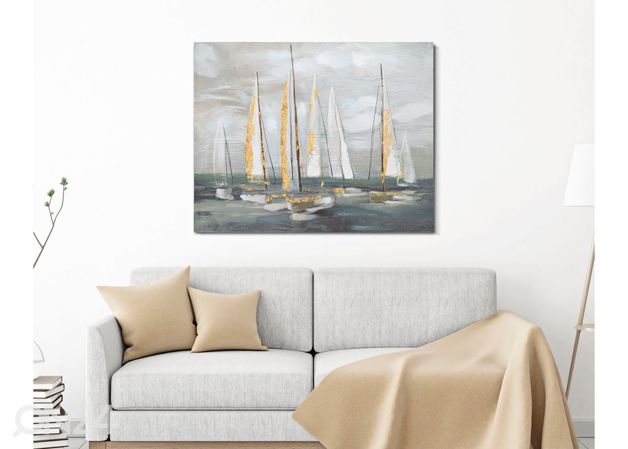 Картина Gold Boat 100x80 cm увеличить