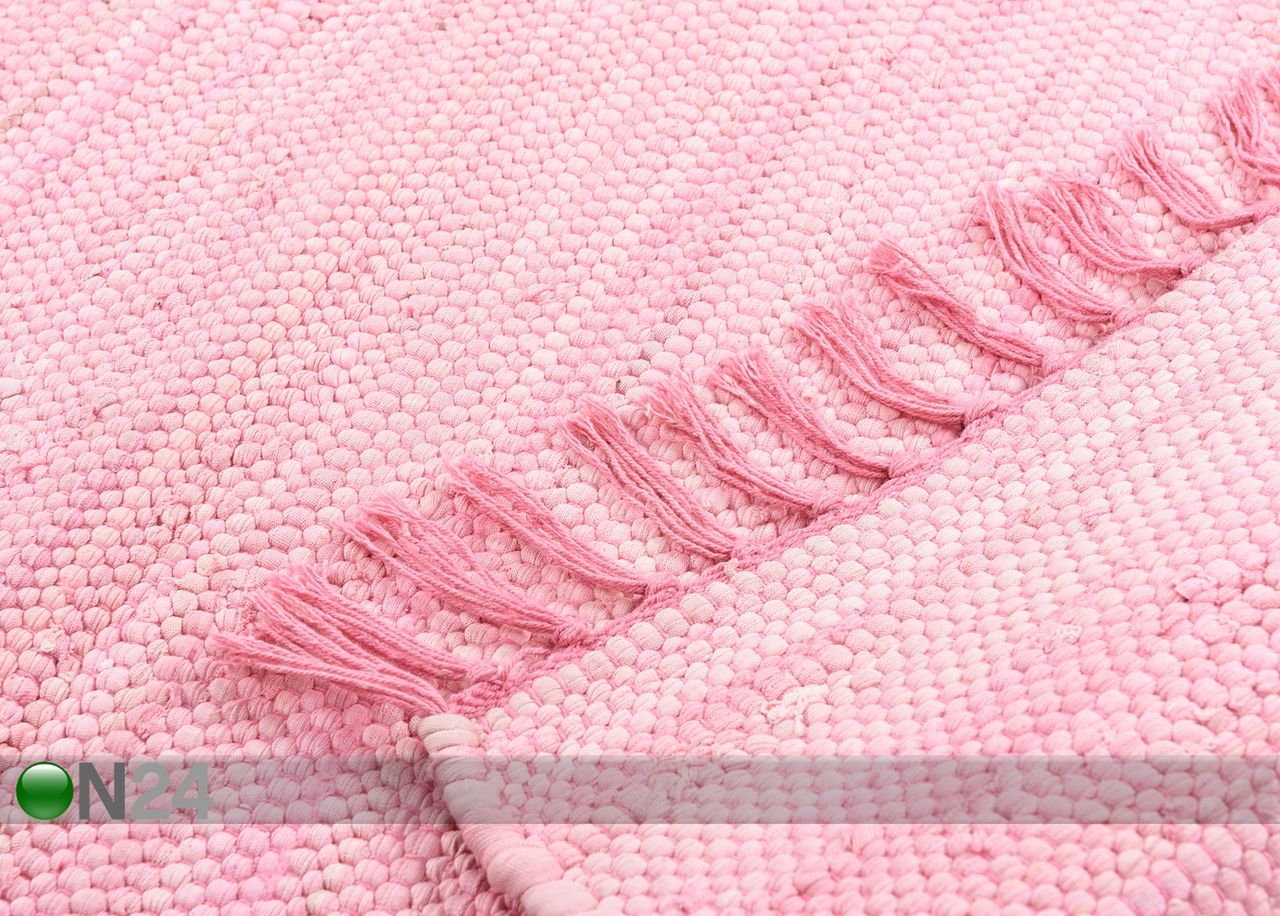 Ковер Happy Cotton Uni 120x180 см, розовый увеличить