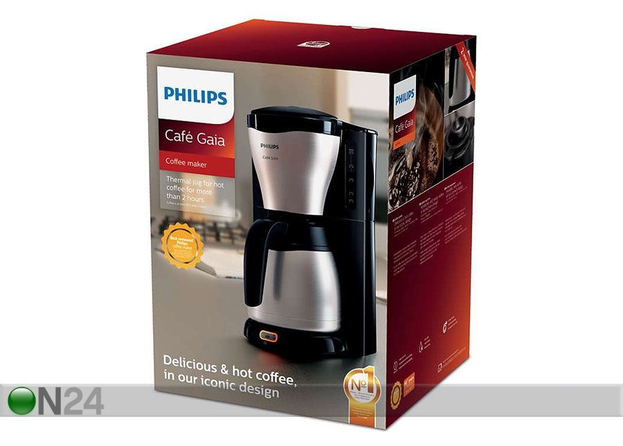 Кофеварка с термосом Philips Cafe Gaia увеличить