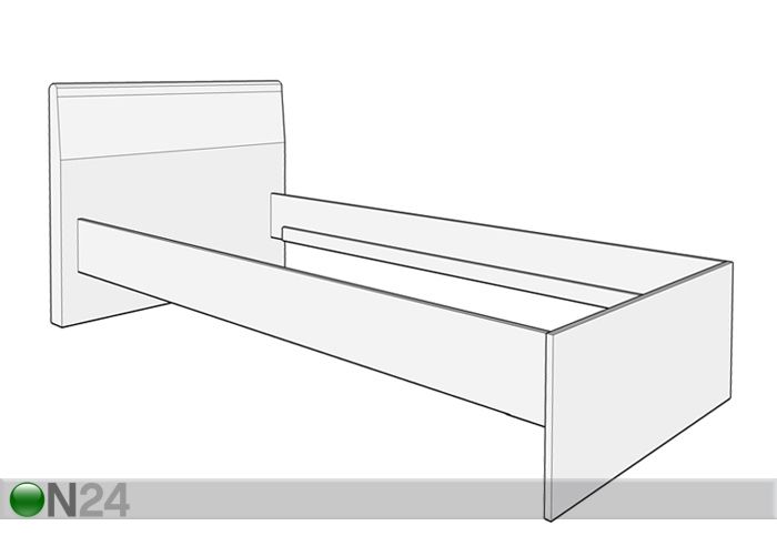 Кровать Ben 90x200 cm увеличить