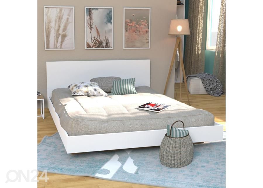 Кровать Loft 160x200 cm, белый увеличить