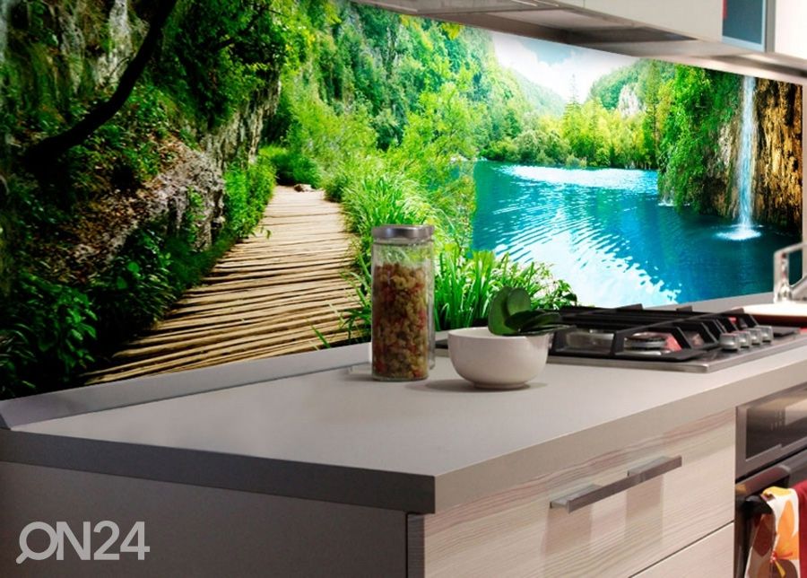 Кухонный фартук Relax in forest 180x60 см увеличить