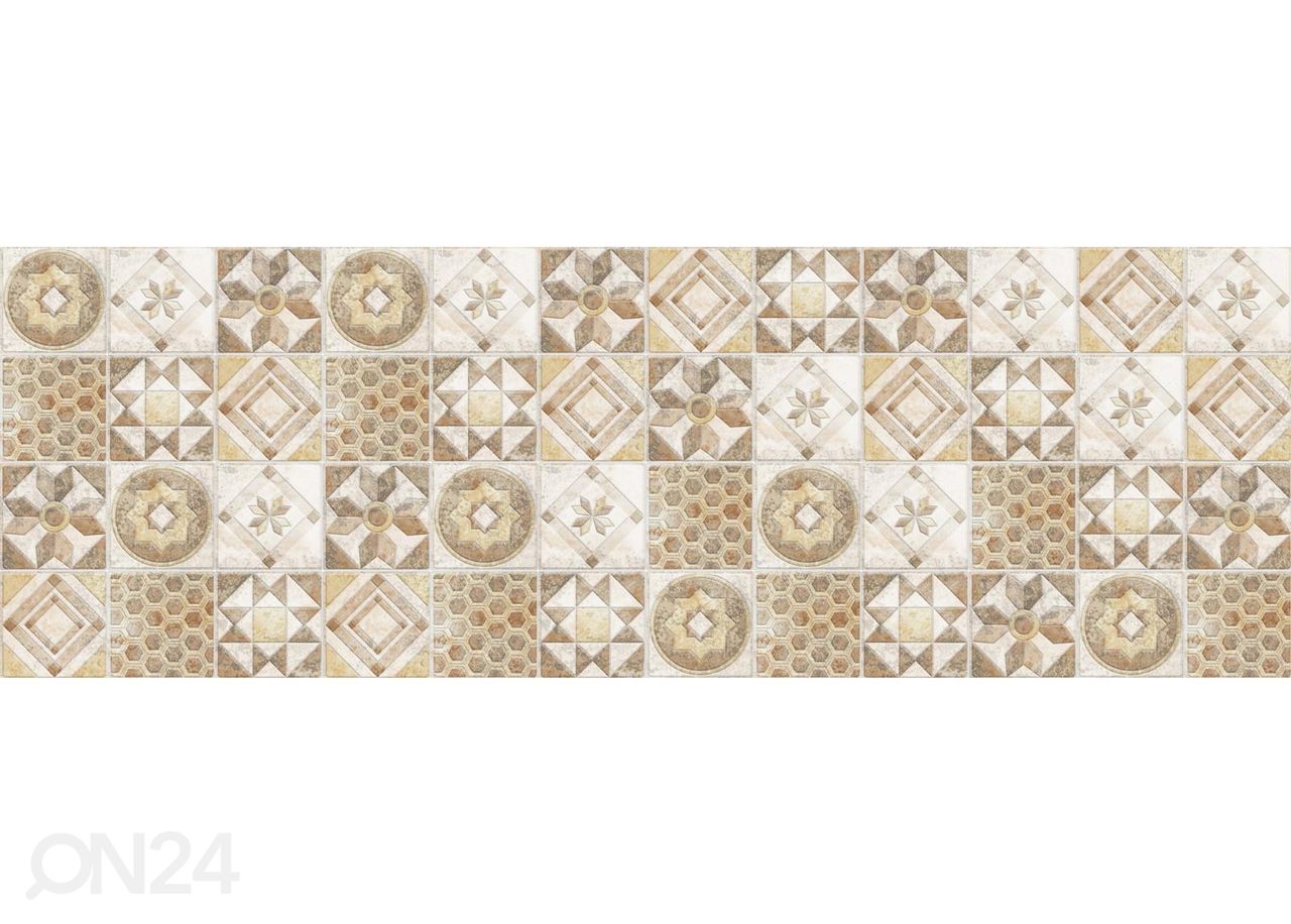 Кухонный фартук Vintage Beige Tiles 180x60 см увеличить