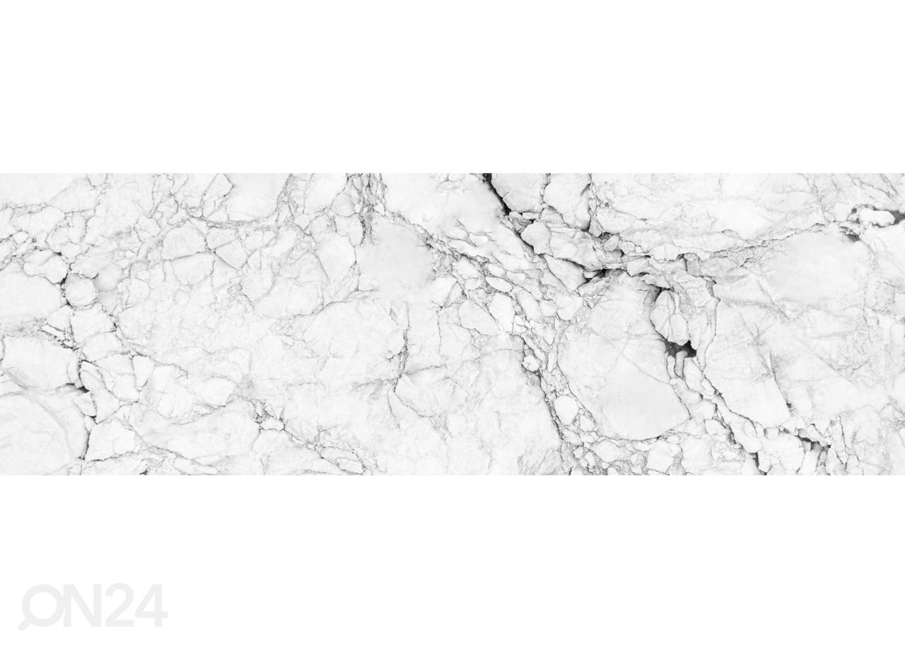Кухонный фартук White marble stone texture 180x60 см увеличить