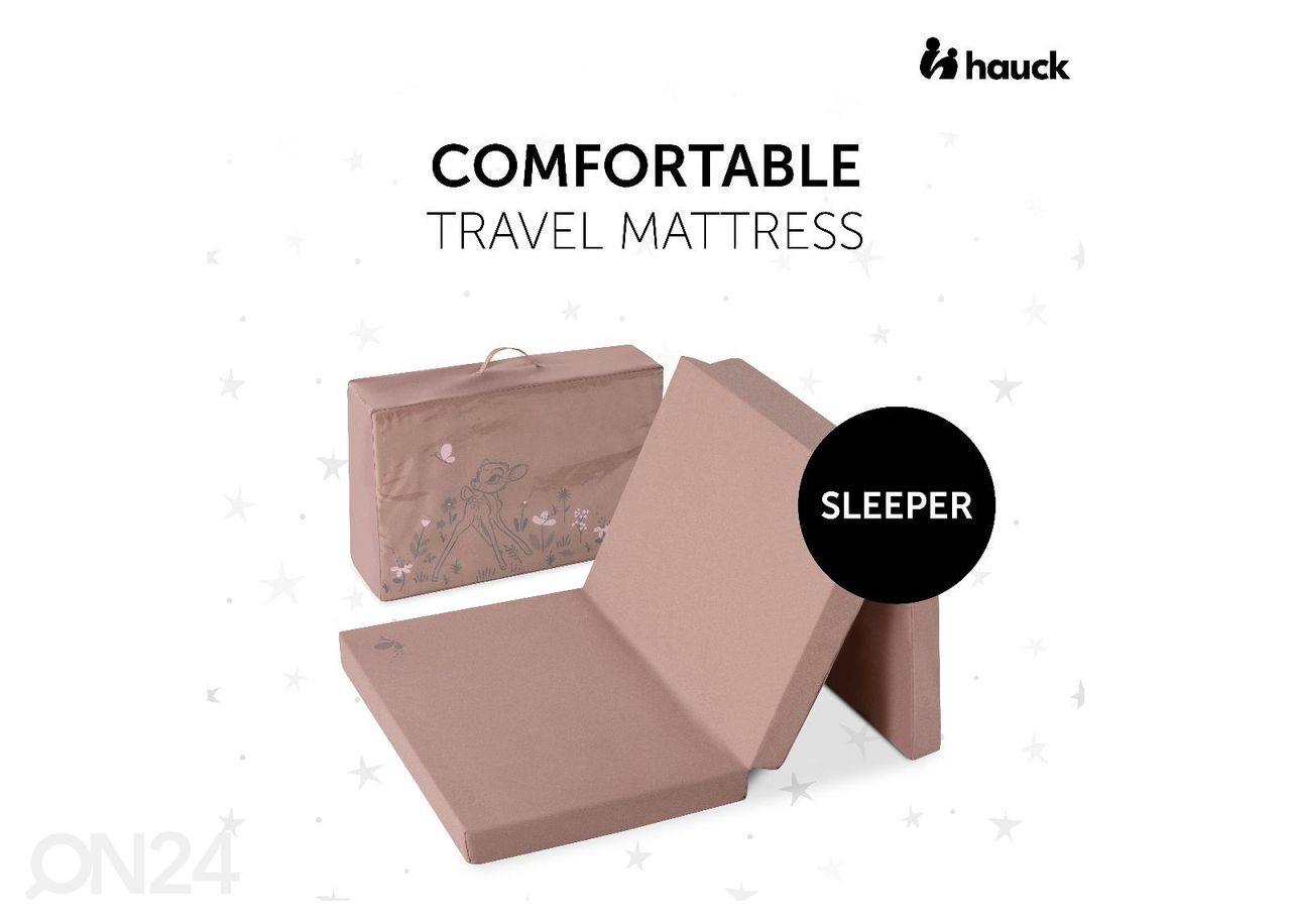 Матрас для дорожной кроватки 60x120 cm Hauck Sleeper Bambi розовый увеличить