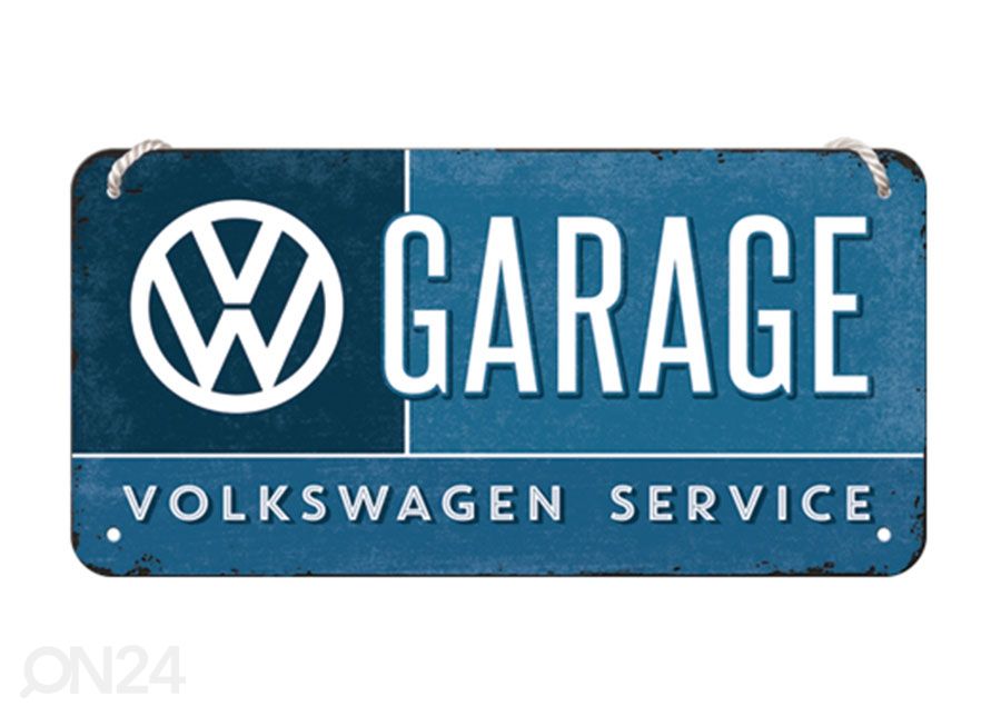 Металлический постер в ретро-стиле VW Garage 10x20 cm увеличить