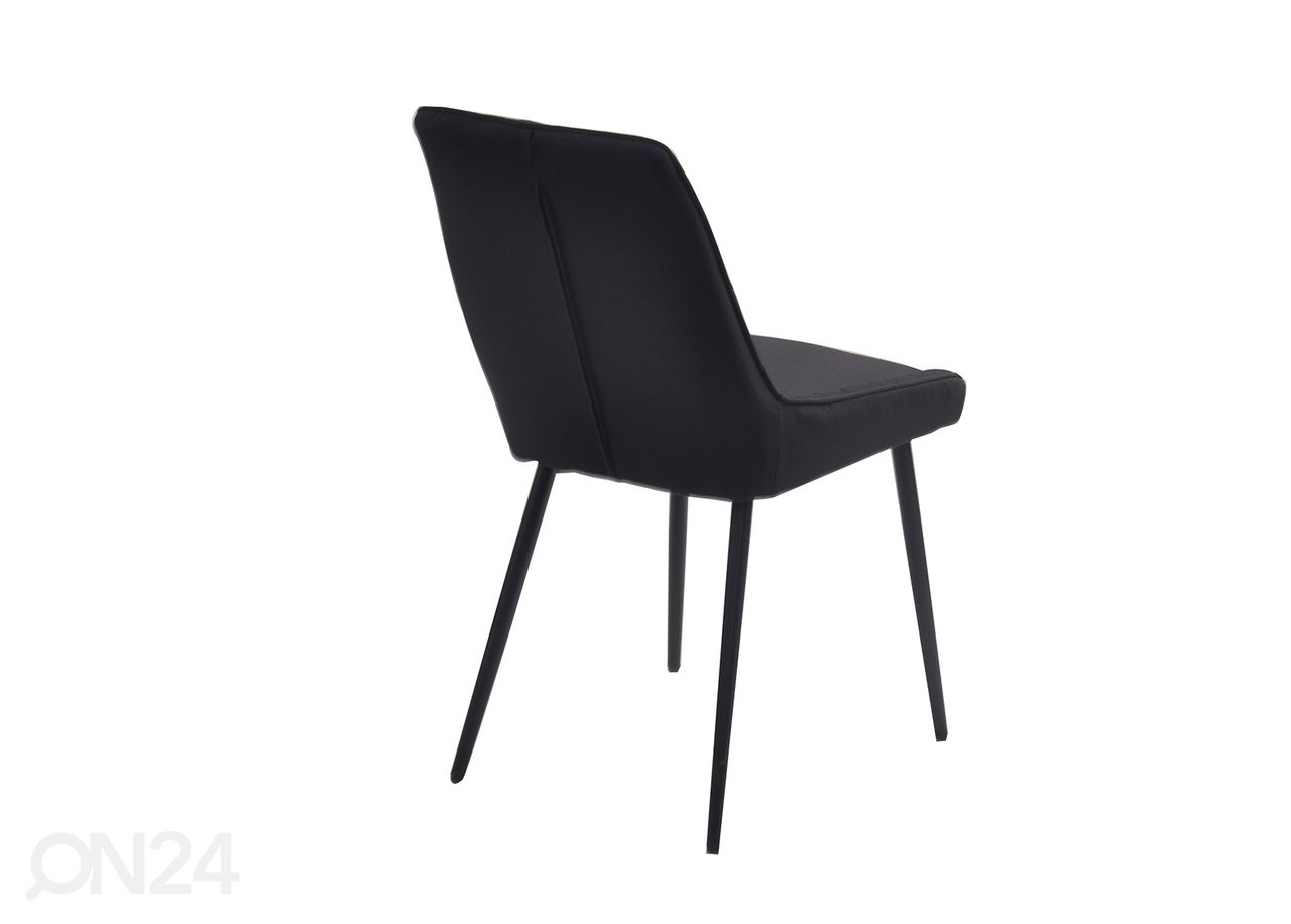 Обеденные стулья 2 шт, чёрный увеличить