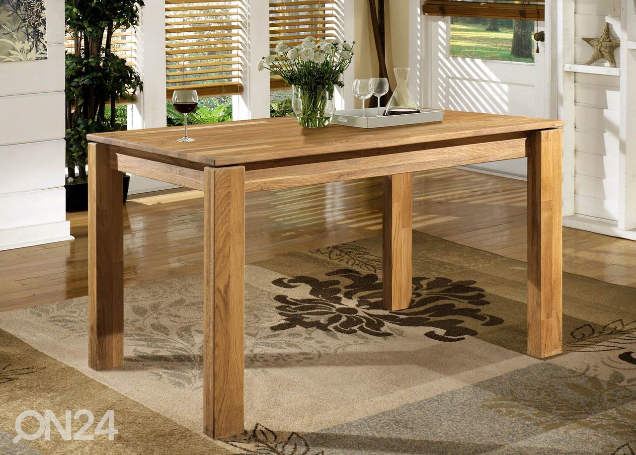 Обеденный стол из массива дуба Provence 4 120x80 cm увеличить
