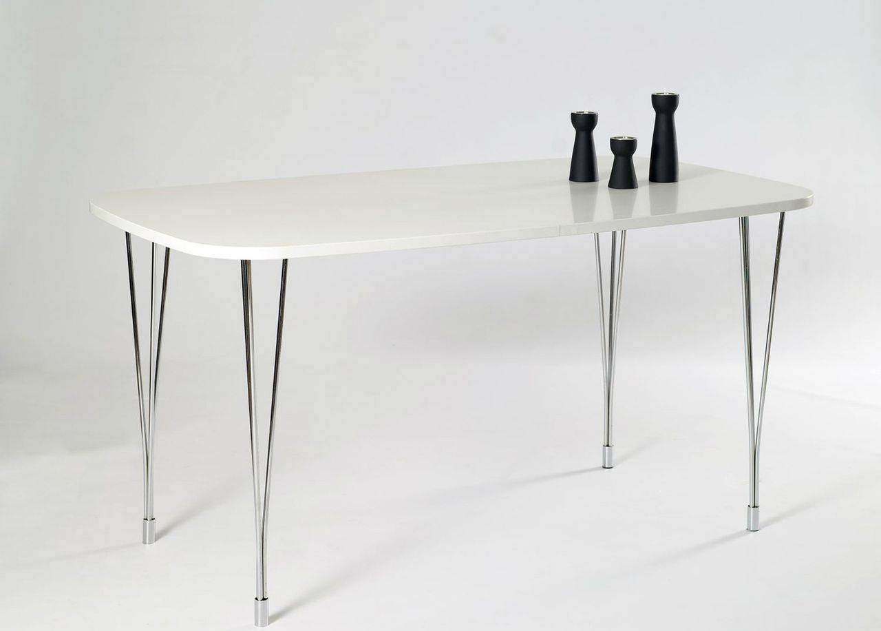 Обеденный стол 138x80 cm, белый увеличить