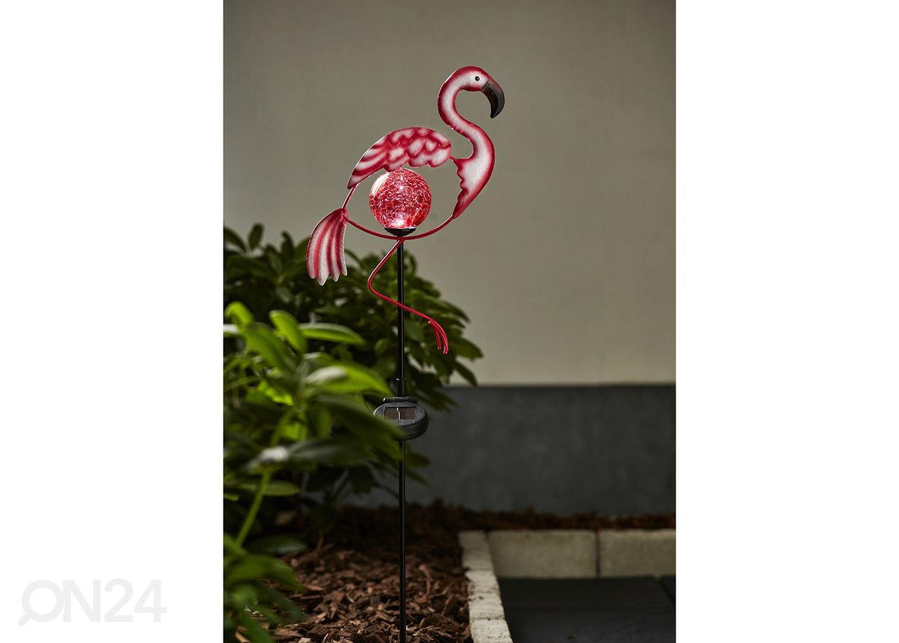 Садовый светильник на солнечной батарее Flamingo увеличить