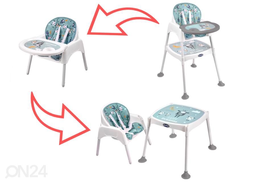 Стульчик для кормления/детский стол и стул 3в1 увеличить