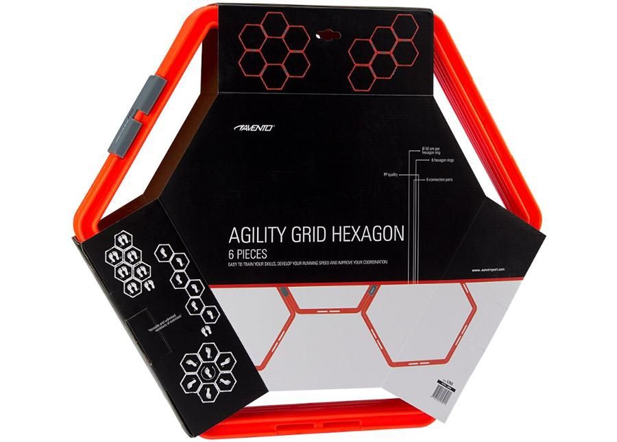 Тренировочное средство для тренировки координации Hexagon из 6 частей Avento увеличить