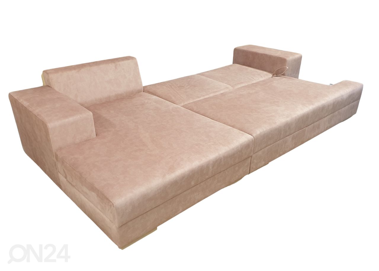 Угловой диван-кровать с двумя ящиками Aadu увеличить