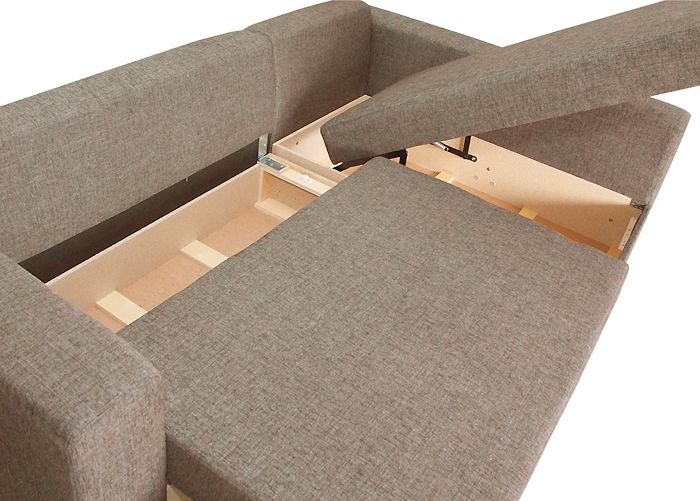 Угловой диван-кровать с двумя ящиками Randa увеличить