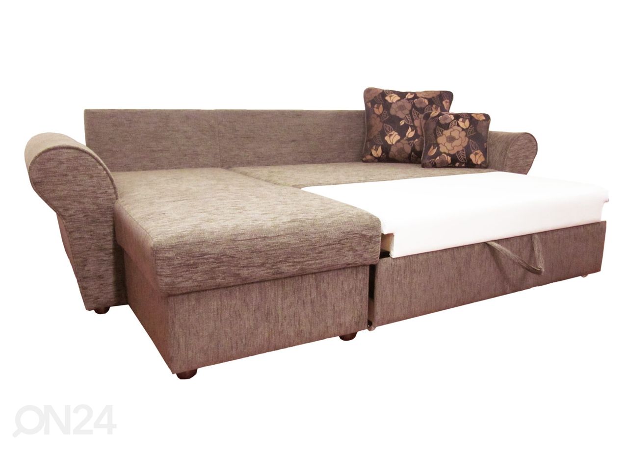Угловой диван-кровать с ящиком Aino увеличить