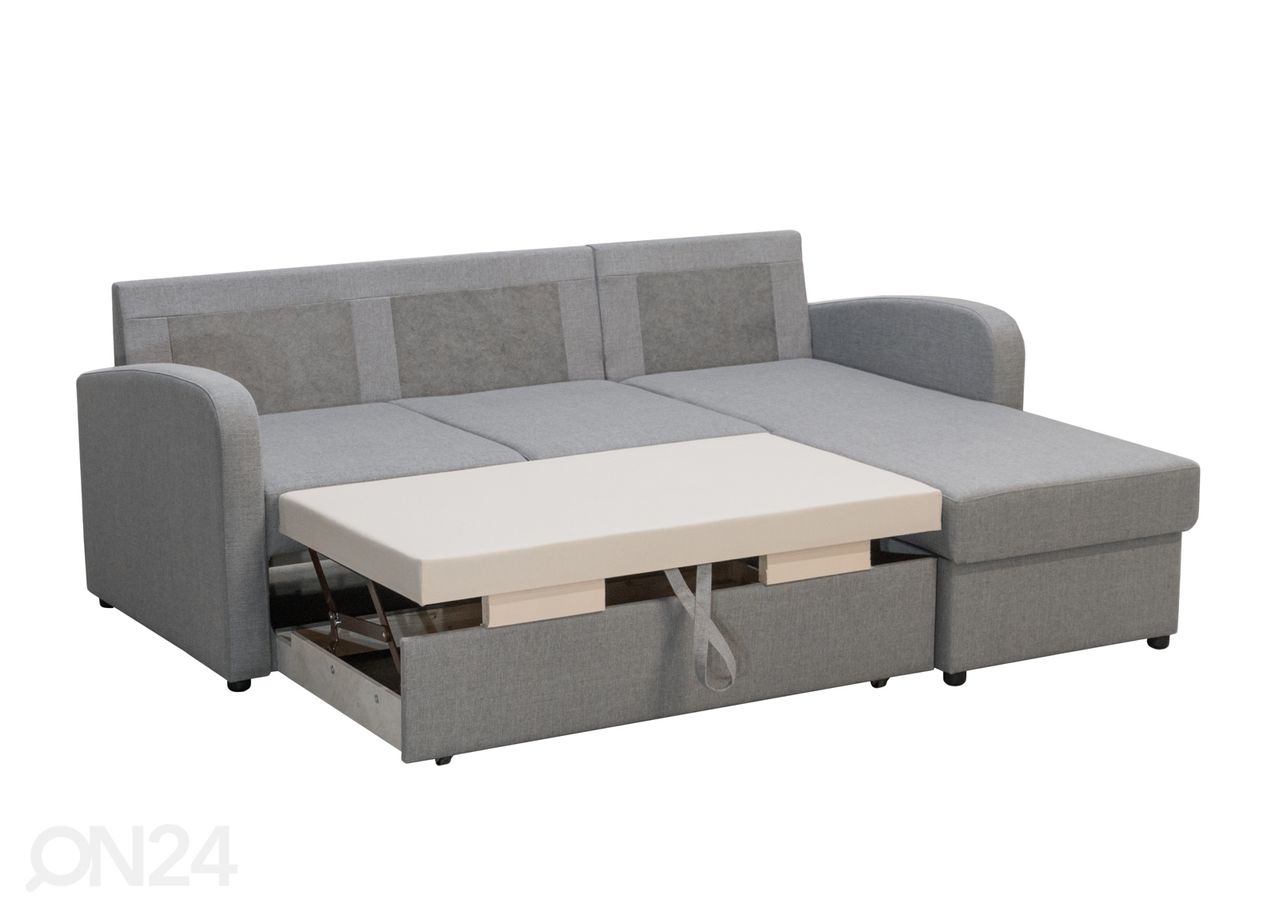 Угловой диван-кровать с ящиком Karet 200 cm увеличить