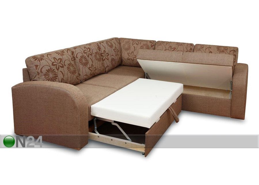 Угловой диван-кровать с ящиком Rowena увеличить