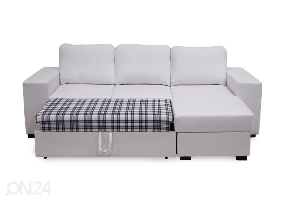 Угловой диван-кровать с ящиком Tuuli увеличить