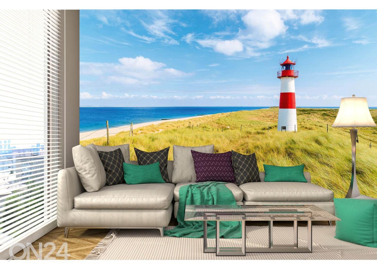 Флизелиновые фотообои Lighthouse On The Beach увеличить