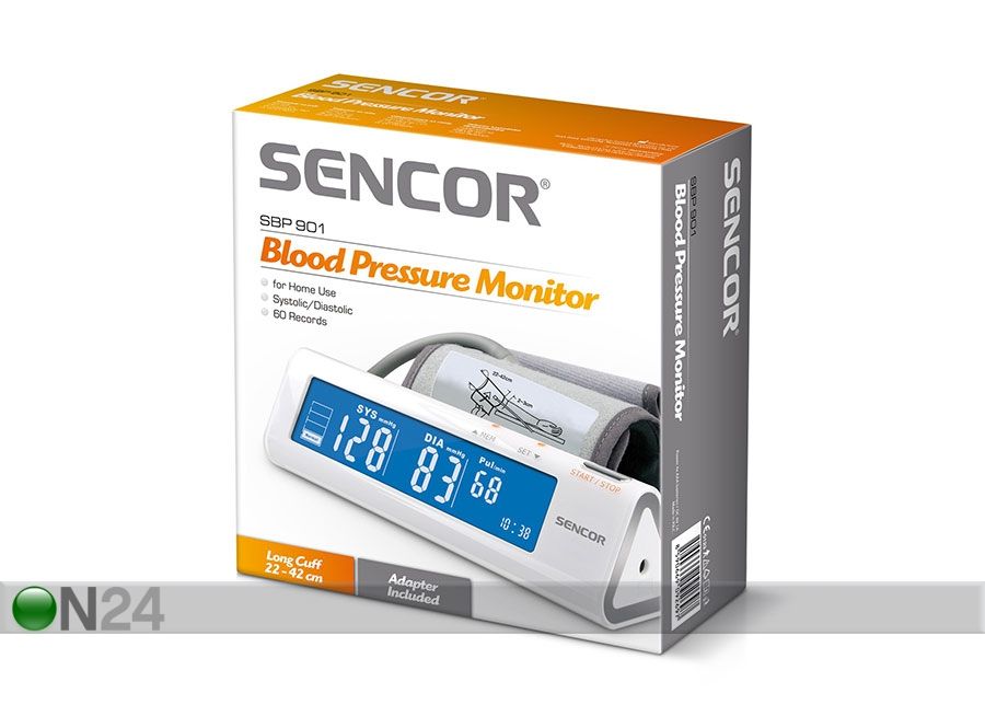 Цифровой аппарат для измерения кровяного давления Sencor SBP901 увеличить