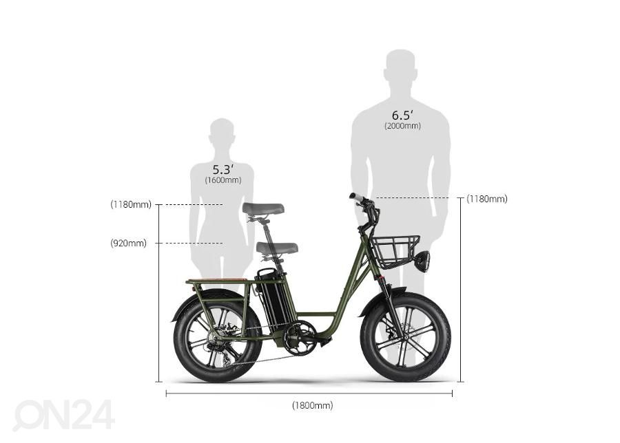 Электрический велосипед Fiido T1 (48 В / 20 Ач) увеличить