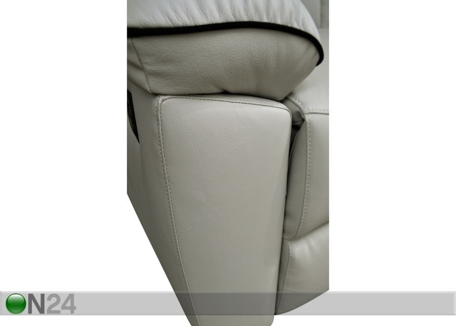 2-местный кожаный диван с механизмом подножки Mourouvin увеличить