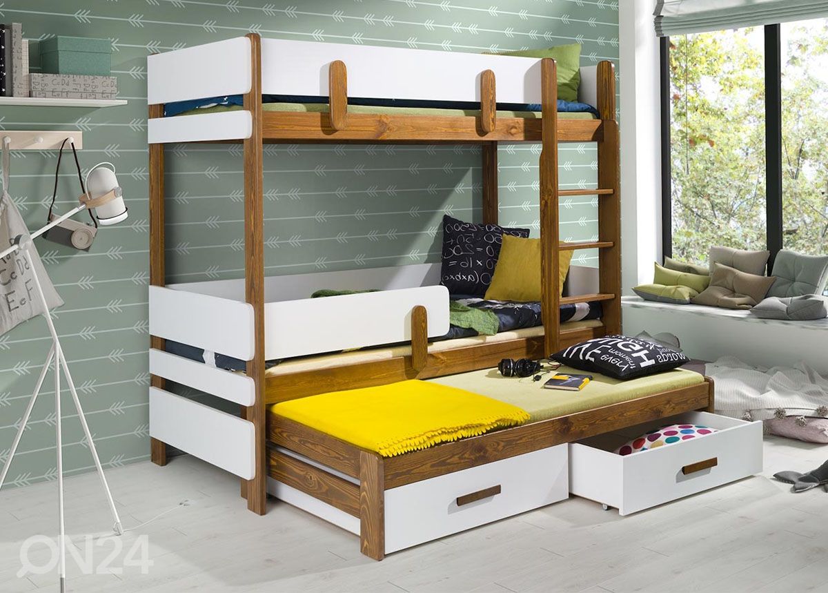3-местная двухъярусная кровать 80x180 cm увеличить