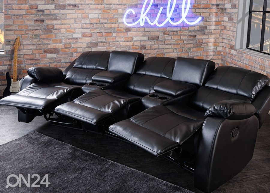 3-местный диван recliner Hollywood увеличить