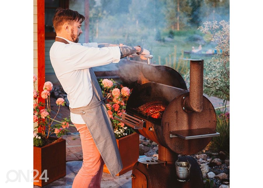 BBQ-печь GrillSymbol Smoky Beast из стали Cor-Ten увеличить