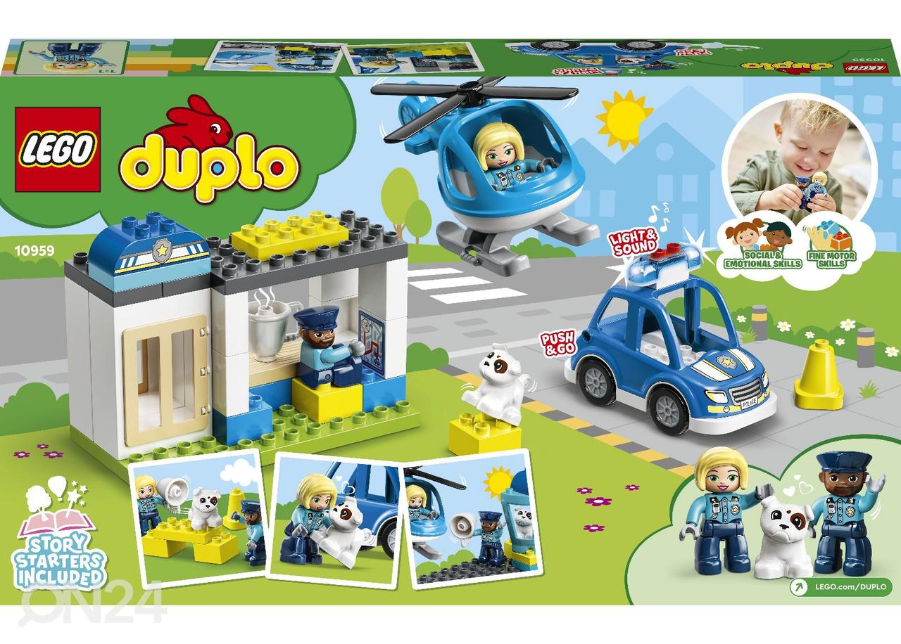 LEGO DUPLO Полицейский участок и вертолет увеличить