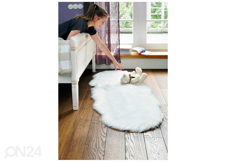 Narma Vegan Fur пушистый ковер Dolly ivory 60x160 см увеличить