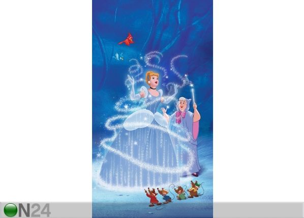 Затемняющая фотоштора Disney Cinderella 140x245 см
