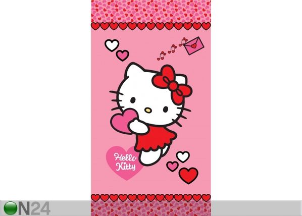 Затемняющая фотоштора Hello Kitty Heart I 140x245 см