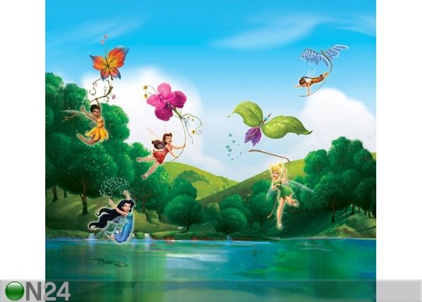 Затемняющее фотошторы Disney Fairies with rainbow 180x160 см