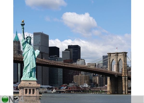 Затемняющее фотошторы Statue of Liberty 280x245 см