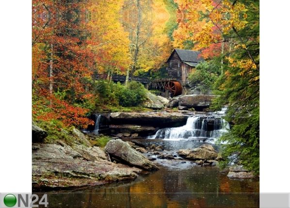 Затемняющее фотошторы Watermill in autumn 280x245 см