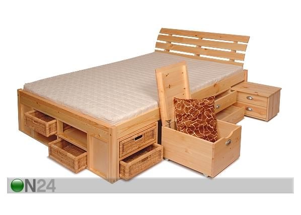 Кровать с изголовьем Lunia 180x200 cm