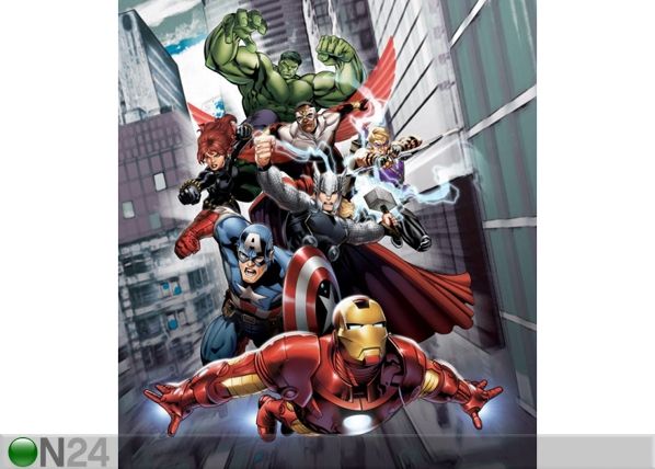 Флизелиновые фотообои Avengers 180x202 cm